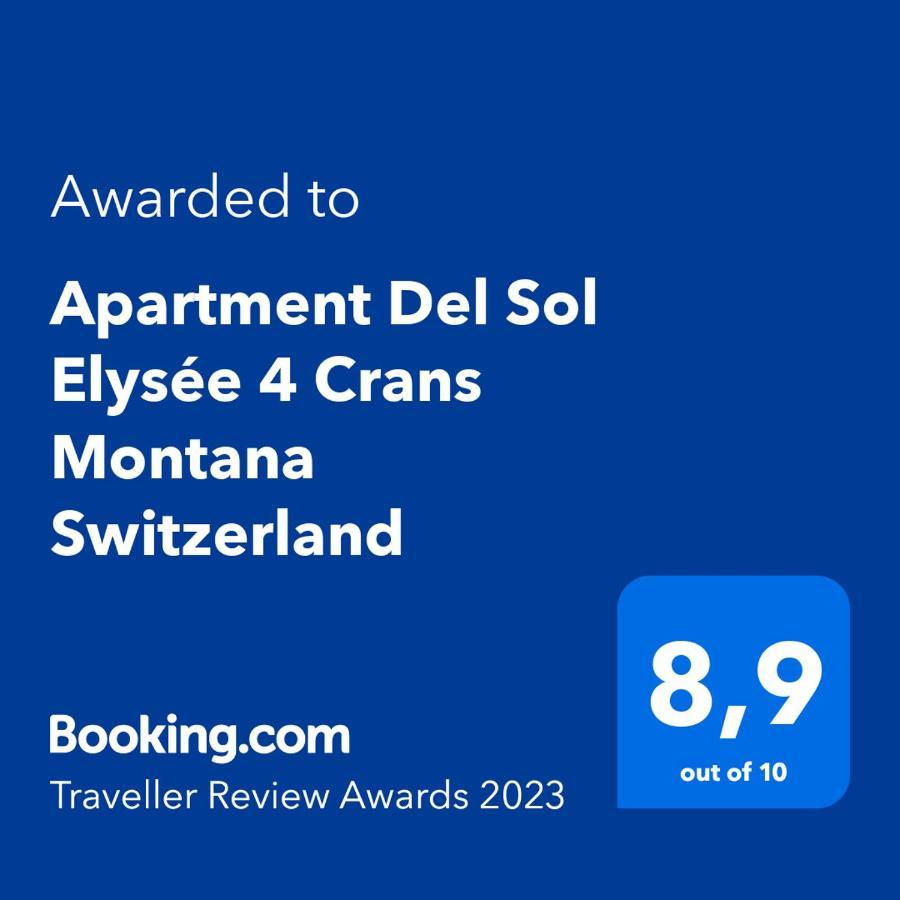 Apartment Del Sol Elysee 4 Crans Montana Switzerland Dış mekan fotoğraf